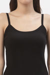 Floret Cotton Camisole (Pack of 2) - Skin Black — thumbnail 5